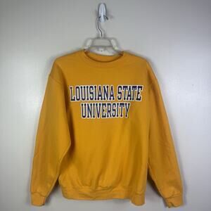 Women’s Louisiana State University LSU Tigers Champion Crewneck Sweatshirt Sz M